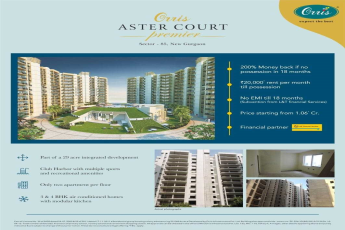 Book home with no EMI till 18 months at Orris Aster Court Premier in Gurgaon